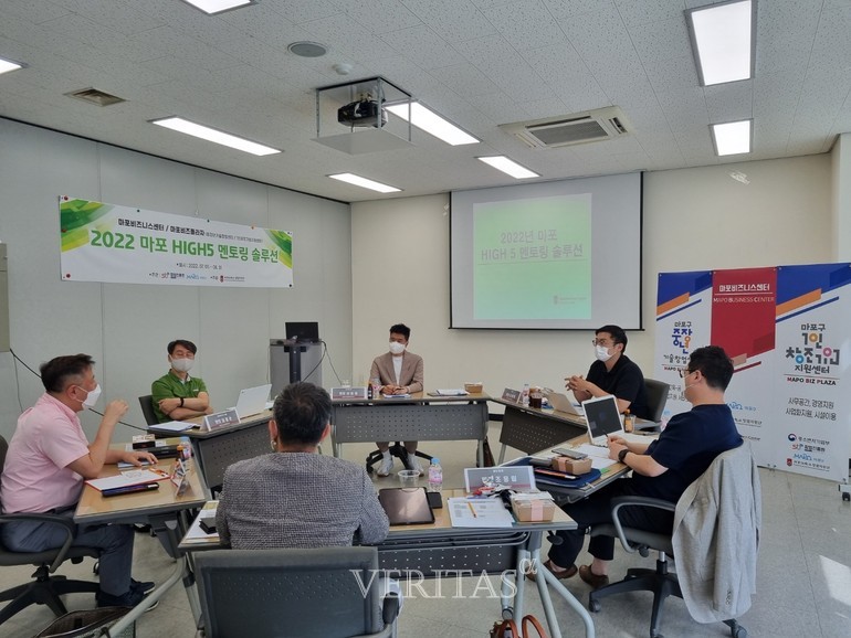 서강대 '마포 HIGH5 멘토링 솔루션 5:1 그룹멘토링' 성료. /사진=서강대 제공