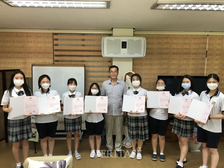 상일여고, 제13회 카네이션 장학금 수여 /사진=광주교육청 제공