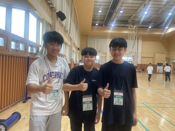 대상은 인천해송중(김민찬 조성민 지윤상) 팀이 수상했다. 