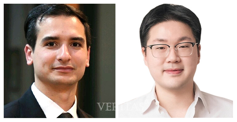 (왼쪽부터) 호세인자데 박사과정생, 김익현 교수./사진=계명대 제공