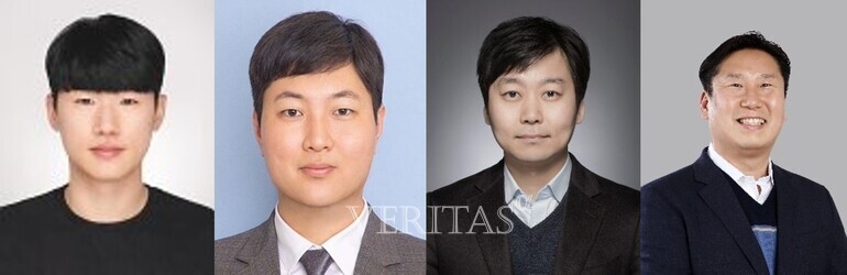 (왼쪽부터) 시카고대 김빛가람 박사(제1저자), 일리노이공과대 성명창 박사(제1저자), 고려대 신소재공학부 서지훈 교수(교신저자), 건축사회환경공학부 김동완 교수(교신저자)