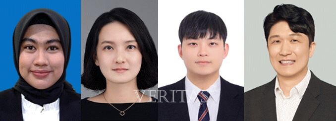 (왼쪽부터) 비라 발라사라(Vira Valasara)·고보경 석박사통합과정(공동제1저자), 안병찬 박사(공동저자), 원왕연 교수(교신저자) /사진=고려대 제공