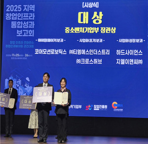 수원대 창업보육센터 '2025 창업인큐베이팅 경진대회' 3관왕 쾌거 - 뉴스 썸네일 이미지