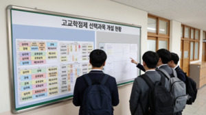 점입가경 고교학점제' 학교 간 개설과목 격차 '최대 10.5개'.. 블라인드 폐지, 학생부 평가 확대 '불가피'